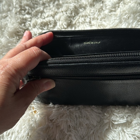 Black Chanel caviar leather long zip wallet - Picture 11 of 12